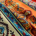 thumbnail image 4 of HNNSI Bohemia Exotic Striped Bedding Sets Queen Size 4 Pieces, Brushed Cotton Boho Duvet Comforter Cover with Flat Sheet,No Comforter (Flat Sheet Sets, Queen), 4 of 6