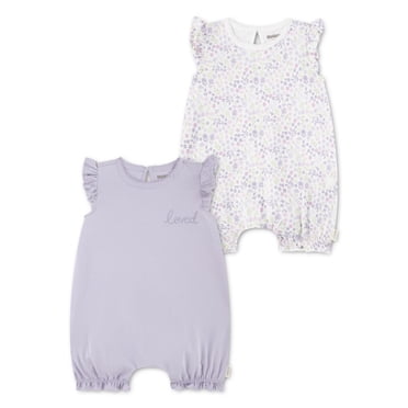 Lot de 2 Barboteuses pour Bébé Fille Huggies Happy Hugs