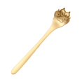 thumbnail image 2 of Redempat Cute Tea Spoon Exquisite Stainless Steel Spoon For Tea Drinking Teaware dog paw gold 1 1Set, 2 of 6
