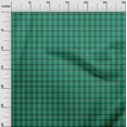 thumbnail image 3 of oneOone Cotton Silk Green Fabric Check Craft Projects Decor Fabric Printed By The Yard 42 Inch Wide, 3 of 4