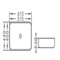 thumbnail image 2 of DROP Bath and Kitchen Bain lavabo vasque, 2 of 3
