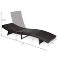 thumbnail image 2 of Patiojoy Chaise Longue de Patio Réglable en Rotin, 2 Pcs, Chaise Pliante Inclinable en Osier, 2 of 10