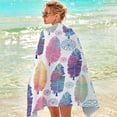 thumbnail image 4 of SuoKom Pool Towels Microfiber Beach Towel Super Lightweight Colorful Bath Towel Sandproof Beach Blanket Multi-Purpose Towel For Travel Swimming Pool 30x60 Inch Beach Stuff On Clearance, 4 of 8