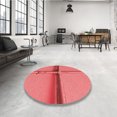 thumbnail image 4 of Ahgly Tapis Rectangulaire Lavable en Machine Rouge Rubis, 2 Pieds x 3 Pieds, 4 of 7