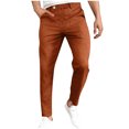 thumbnail image 2 of EOYWHK Short de Bain pour Homme Pantalon en Lin Jambe Droite Pantalon Ajusté Compression Pantalon Habillé Couleur Unie Pantalon de Course Randonnée, 2 of 6