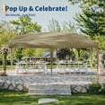 thumbnail image 3 of AKDSteel 10x20 Pop Up Canopy, Outdoor Beach Tent With One Push Setup, Upf 50+ Waterproof Sun Shade For Events And Camping, 3 of 7