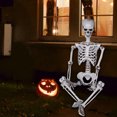 thumbnail image 4 of Boovnll Skeleton, Halloween Spooky House Dress Up Simulation Skull Skeleton Ghost Trick Props, Halloween Decorations, Halloween Skeleton, Skeleton Decor, 4 of 5
