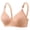 Watermelon Red, variant on Jovati Everyday Bra for Women, Polka Dot Print Seamless Wirefree Push Up Bra with Soft Stretch Fabric, Full Coverage, Four-Row Hook Closure, Breathable Mesh Panels