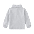 thumbnail image 2 of MIASHUI Chemises d'Uniforme Scolaire pour Garçons et Filles Manches Longues, Gris, 2-3 Ans, 2 of 3