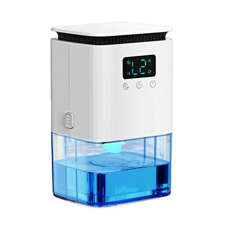 Mini Dehumidifier with LED Display, 7-Colour Light & Auto Shut-Off