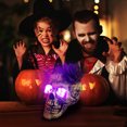thumbnail image 3 of Rbaofujie Halloween Skeleton Prop Human Full Size Skull Hand Garden Model Decor Halloween Home Decor, 3 of 6