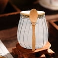 thumbnail image 5 of Glass Tea Bottle Storage Jar with Spoon, Airtight Glass Container for Kitchen Pantry, Premium Tea Leaf Canister with Seal Lid for Spices Herbs Coffee, 5 of 5