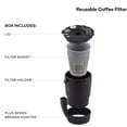 thumbnail image 2 of Reusable Coffee Filter compatible with Keurig My K-Cup 1.0&2.0 all Keurig home Coffee makers (black, 2pcs/pack), 2 of 7