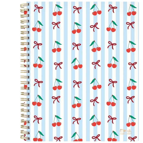 2026-2027 Mead Cherry Bows Large Weekly and Monthly Academic Year Planner