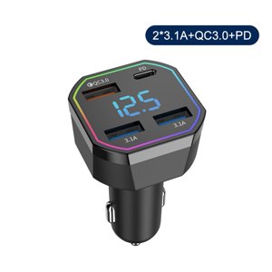 4 Ports Usb C Pd 20W Qc3.0 Adaptateur de socket rapide pour chargeur de voiture