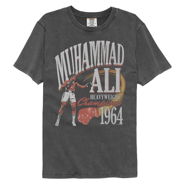 Muhammad Ali Heavyweight Champ Glove Pepper Comfort Color Adult T-Shirt