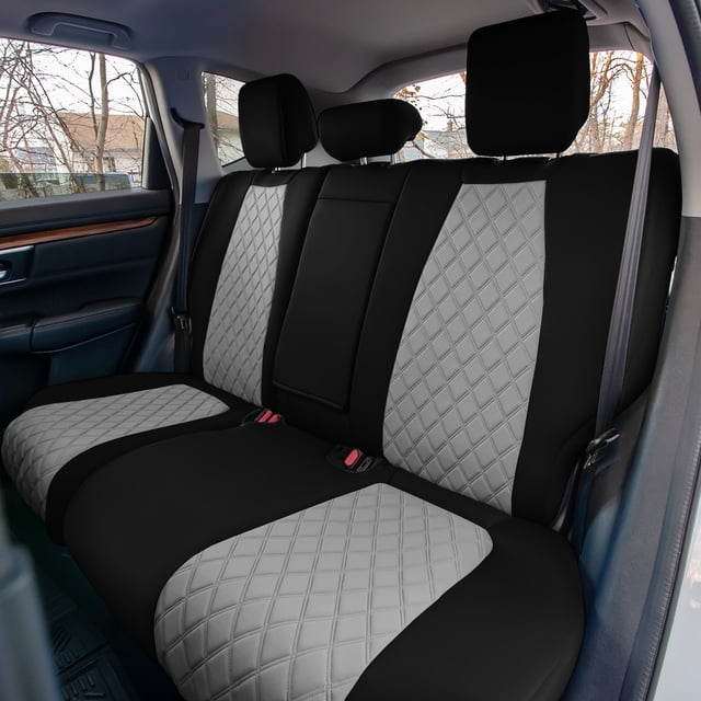 FH Group Neoprene Custom Fit Seat Covers for 2017-22 Honda CR-V LX EX EX-L Rear Set