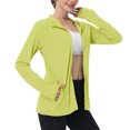 thumbnail image 1 of SHTXOZHI Veste Athlétique Légère pour Femmes Protection Solaire Fermeture Éclair Complète Manches Longues Chandails à Capuchon Randonnée Plein Air, 1 of 7