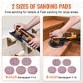 thumbnail image 3 of VEVOR Random Orbital Sander 5" & 6" Brushless Orbital Sander Sander 10000PRM 6 Speed, 3 of 9