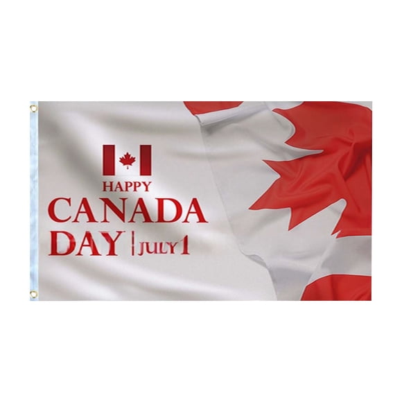 Canadian Flag 90x150cm Color Durable Polyester Ideal Canada Day