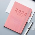 thumbnail image 3 of 2026 Daily Planner Notebook, Vertical Patterned , Strap Closure Security, Annual Calendar Pages, A5 Portable Size Schedule Management Tool, 3 of 6