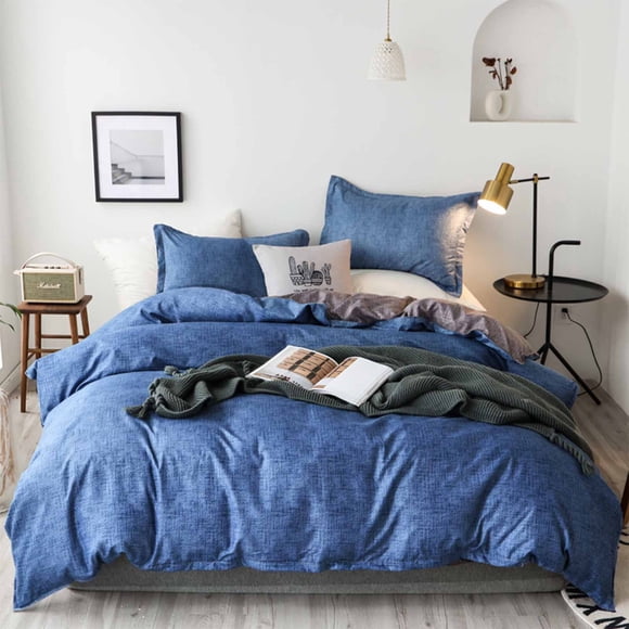 Amzcrzy The Bedclothes Bed Three Piece Gift Set Home Textile Sanding Three Piece Plain Three Piece Set Machine Washable Bedding Sets Bedspread & Coverlet Sets Bedding Bedding Comforter Sets