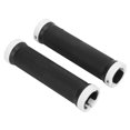 thumbnail image 3 of Bike Handlebar Grips, Handlebar Grips Shock Absorption Aluminum Alloy Locking Ring  for Long Term Riding White,Silver,Gold, 3 of 7