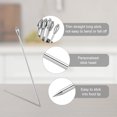 thumbnail image 3 of Uxcell Stainless Steel Cocktail Picks with Storage Cup for Drinks Events 16, 3 of 6