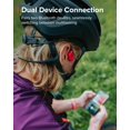 thumbnail image 4 of SUUNTO Wing Casque à Conduction Osseuse, Casque Sport Sans Fil Bluetooth avec Contrôle de Mouvement de la Tête, Micro HD Intégré, Résistant à la Transpiration IP67, Lumières de Sécurité, 10H d'Autonomie et 20H avec Support de Charge, Rouge, 4 of 5