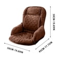 thumbnail image 3 of A Heated Lumbar Support Cushion With Fast Warm Up, Adjustable Heating Pad, Machine Washable Cover For Office Chair, Car Seat, Wheelchair And Home Use, Relieves Back Pain, 3 of 5