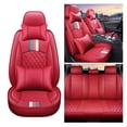 thumbnail image 1 of Maidao Car Seat Covers Leather Set for BMW for X4 2014-Present 5 Seats Front Rear Cushion Protector with Headrest Red, 1 of 7