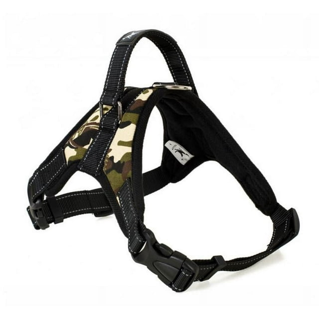 Collier pour Animaux de Compagnie Harnais de Chien Réglable Marcher Gilet Non-Pull Nylon Souple Sangle de Marche Laisse