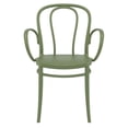 thumbnail image 4 of Compamia Victor TG Fauteuil d'Extérieur en Résine Vert Olive, 4 of 7