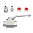 thumbnail image 2 of 4500 PSI Stainless Steel Ball Valve Kit for High Pressure Washer with Quick Connect Fittings, Hose Accessories, Convenient Adjustment and Control of Cleaning Force, 2 of 7