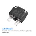thumbnail image 4 of Unique Bargains Circuit Overload Protector 5A AC125/250V DC32V Automatic Reset Thermal Circuit Breaker 2pcs, 4 of 5