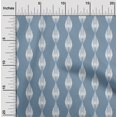 thumbnail image 1 of oneOone Cotton Poplin Fabric Stripe Ikat Printed Fabric 1 Yard 56 Inch Wide, 1 of 4