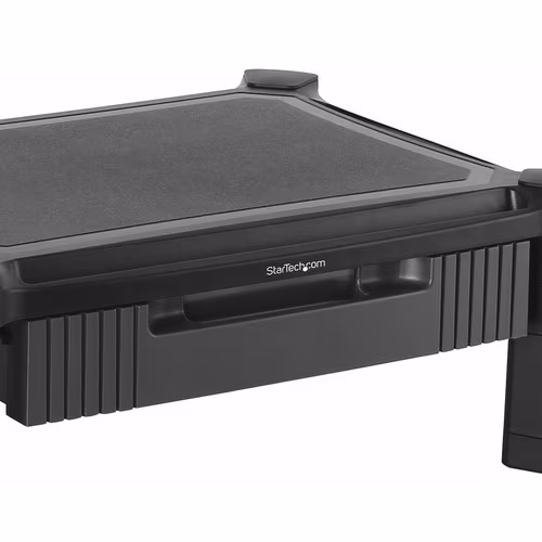 Support de moniteur réglable StarTech.com, tiroir, pour moniteurs jusqu'à 32 pouces (10 kg), hauteur réglable, support pour moniteur, rehausseur pour écran d'ordinateur