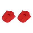 thumbnail image 4 of QualitChoice Simple Design Solid Color False Collar Formal Fashion Chiffon Fake Half Shirt Decorative Detachable Lapel Clothing Decor Red Point 2PCS, 4 of 6
