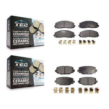 TEC Front Rear Ceramic Brake Pads Kit for Car Dodge Grand Caravan Journey Chrysler Town & Country Ram C/V Volkswagen Routan KTC-100256