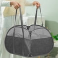 thumbnail image 4 of Clothes Hampers for Laundry,Large Laundry Hamper Mesh Laundry Hamper with Wide Opening and Side Pocket Breathable Sturdy Foldable and Space Saving for Laundry Clothes and Storage, 4 of 6