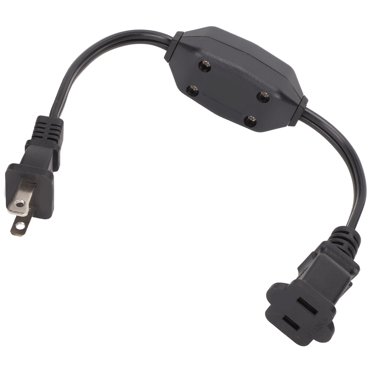 Rallonge d'Interrupteur Marche/arrêt Cordon d'Alimentation Us Rallonge d'Alimentation avec Interrupteur Marche/arrêt Usa Cordon d'Alimentation avec Interrupteur Rallonge Polarisée à 2 Broches avec Interrupteur Us CA 2 Broches Mâle Femelle Alimentation