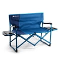thumbnail image 1 of Causeuse de camping Ozark Trail Directors avec tables d'appoint, bleu, plein air, camping, 1 of 13