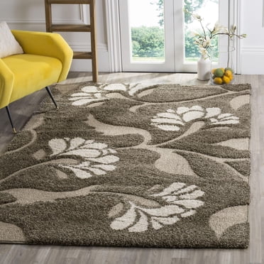 SAFAVIEH Florida Teodor Floral Shag Area Rug