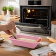 thumbnail image 1 of CQCYD Silicone Loaf Pan, Non-Stick Bread Baking For Quiche Meatloaf Lasagna, 11.4 X 5.3 Inches Kitchen Bakeware For Homemade Cakes And Pastries, 1 of 6