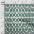 thumbnail image 1 of oneOone Georgette Viscose Fabric Floral & Paisley Block Printed Craft Fabric BTY 42 Inch Wide, 1 of 4