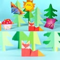 thumbnail image 1 of 57-Sheet Origami Craft Kit with 27 Patterns, DIY Watercolor Paper Art Set for Kids 3+, Educational Toy for Creativity & Fine Motor Development, 1 of 8
