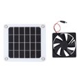 thumbnail image 4 of Solar Powered Exhaust Fan, IP67 Waterproof 5V 10W Solar Powered Ventilator Monocrystalline Solar Panel  For Greenhouse, 4 of 8