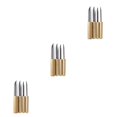 thumbnail image 1 of Langgg 1/2/3 4 Pieces Modeling Clay Tool Semicircle Pottery Shaping Manual Handmade Handicraft Household Professional Punch 1 3PCS, 1 of 6