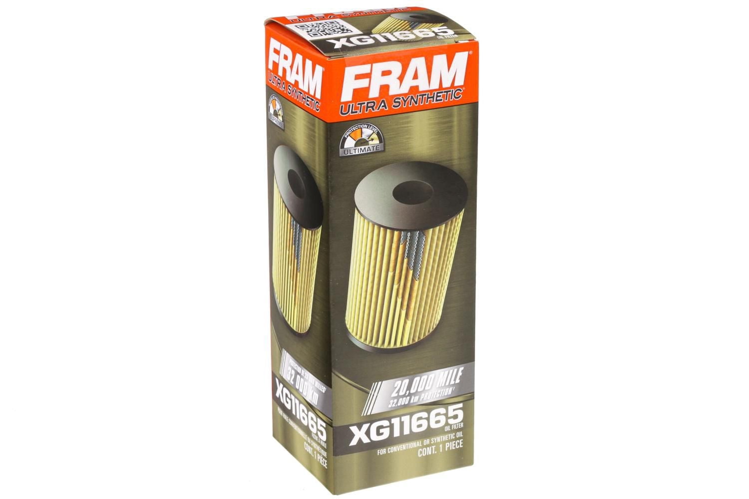 FRAM XG Oil Filter XG11665, 32,000 KM Change Interval