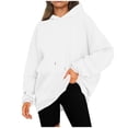 thumbnail image 1 of Chandail d'Automne et d'Hiver pour Femmes à Cordon, Ajustable, à Texture Ultra Douce, Chandails à Capuchon à Manches Longues, Chandail à Enfiler, Blouses, Tenues de Printemps 2025, Chandail à Enfiler, Vêtements d'Automne et d'Hiver, 1 of 6